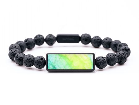 Lava Bead ResinArt Bracelet - Ariella (Watercolor, 679700) Hot on Sale