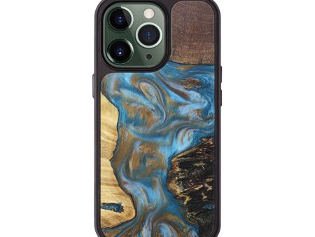 iPhone 13 Pro Wood+Resin Phone Case - Phoenix (Mosaic, 679418) Hot on Sale