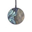 Circle Wood+Resin Wireless Charger - Chelsie (Green, 678114) Hot on Sale