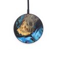 Circle Wood+Resin Wireless Charger - Cara (Blue, 681895) For Discount