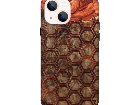 iPhone 13 Wood+Resin Live Edge Phone Case - Mallory (Pattern, 680873) For Sale