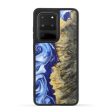 Galaxy S20 Ultra Wood+Resin Phone Case - Cecelia (Blue, 681499) Fashion