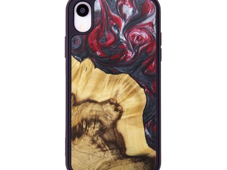 iPhone Xr Wood+Resin Phone Case - Waylon (Red, 677735) Online