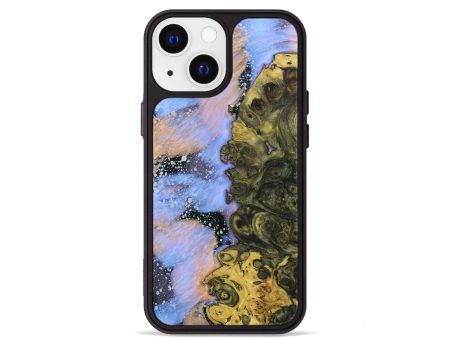 iPhone 13 mini Wood+Resin Phone Case - Jenifer (Cosmos, 681436) For Cheap