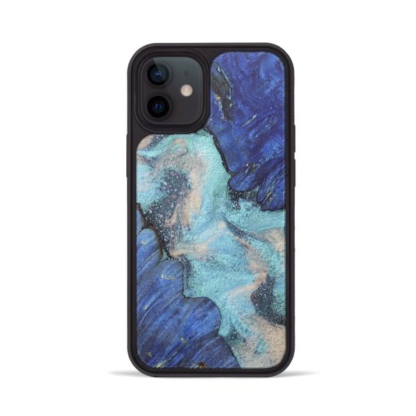 iPhone 12 Wood+Resin Phone Case - Elliot (Cosmos, 677827) Fashion