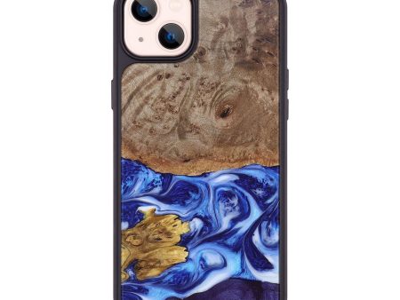 iPhone 14 Plus Wood+Resin Phone Case - Erik (Mosaic, 680257) For Discount