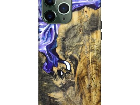 iPhone 13 Pro Max Wood+Resin Live Edge Phone Case - Emerson (Purple, 679121) Sale