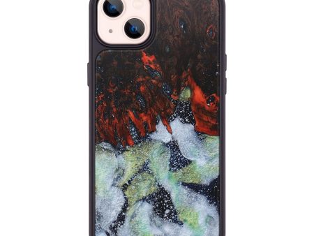 iPhone 14 Plus Wood+Resin Phone Case - Lillian (Cosmos, 681453) on Sale