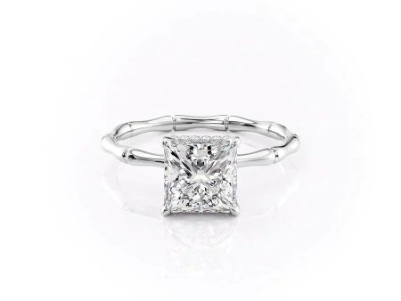 The Eve Set With A 2.5 Carat Princess Moissanite Sale