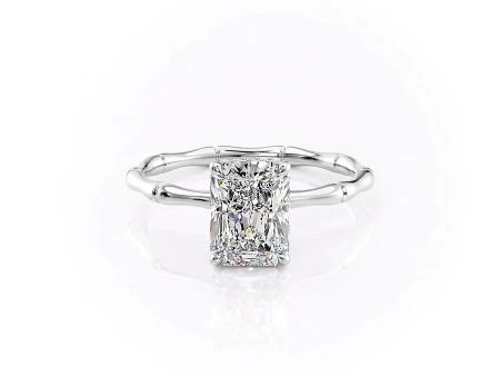 The Eve Set With A 2.5 Carat Radiant Moissanite Online Hot Sale